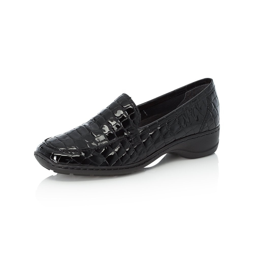 Rieker Skor Dam Svarta - Slip On Skor | 367809NHA